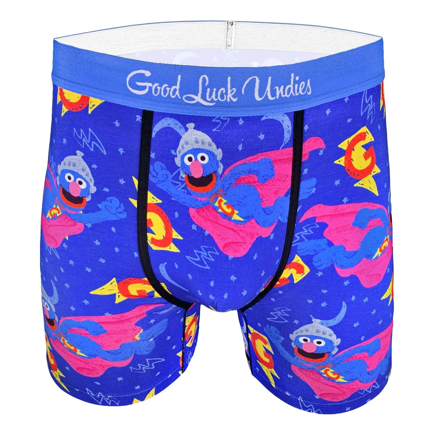 Men's Sesame Street, Super Grover Underwear 1 Men's Sesame Street, Super Grover Underwear
