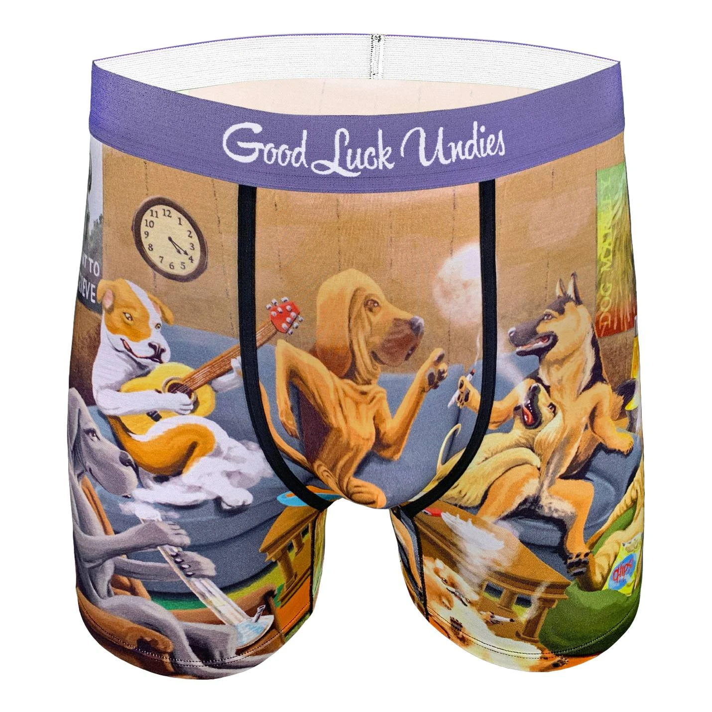 Men's Dogs Smoking Weed Underwear 1 Men's Dogs Smoking Weed Underwear