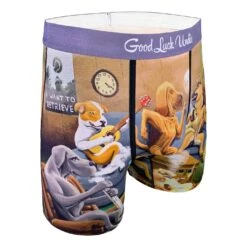 Men's Dogs Smoking Weed Underwear 8 Men's Dogs Smoking Weed Underwear -Good Luck Sock Store 90990 DogsSmokingWeed 3