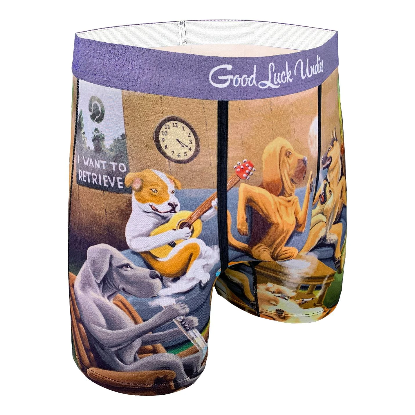 Men's Dogs Smoking Weed Underwear 3 Men's Dogs Smoking Weed Underwear - Image 3