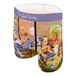 Men's Dogs Smoking Weed Underwear 9 Men's Dogs Smoking Weed Underwear -Good Luck Sock Store 90990 DogsSmokingWeed 4