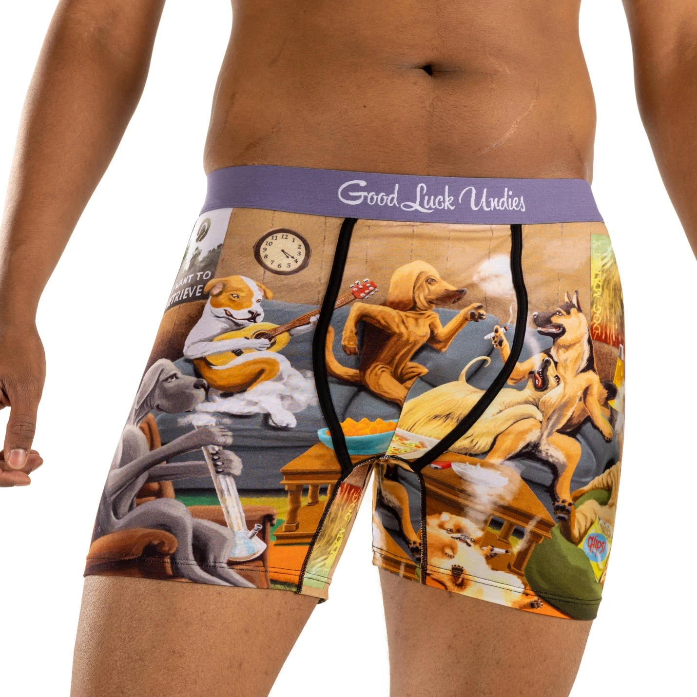 Men's Dogs Smoking Weed Underwear 2 Men's Dogs Smoking Weed Underwear - Image 2