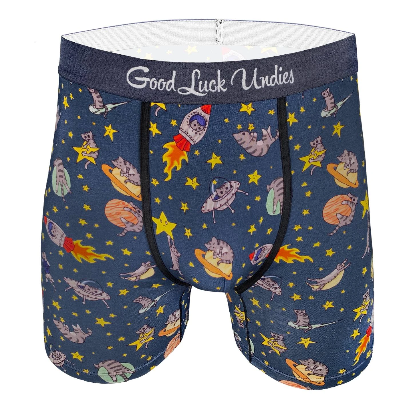 Men's Space Cats Underwear 1 Men's Space Cats Underwear