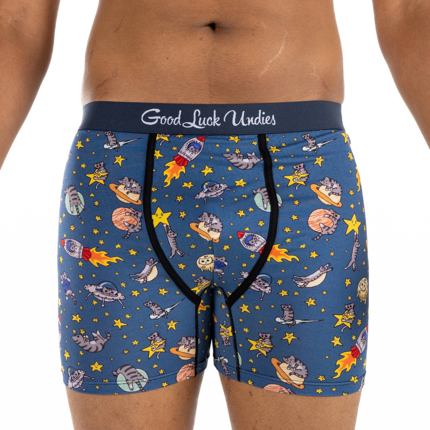 Men's Space Cats Underwear 2 Men's Space Cats Underwear - Image 2