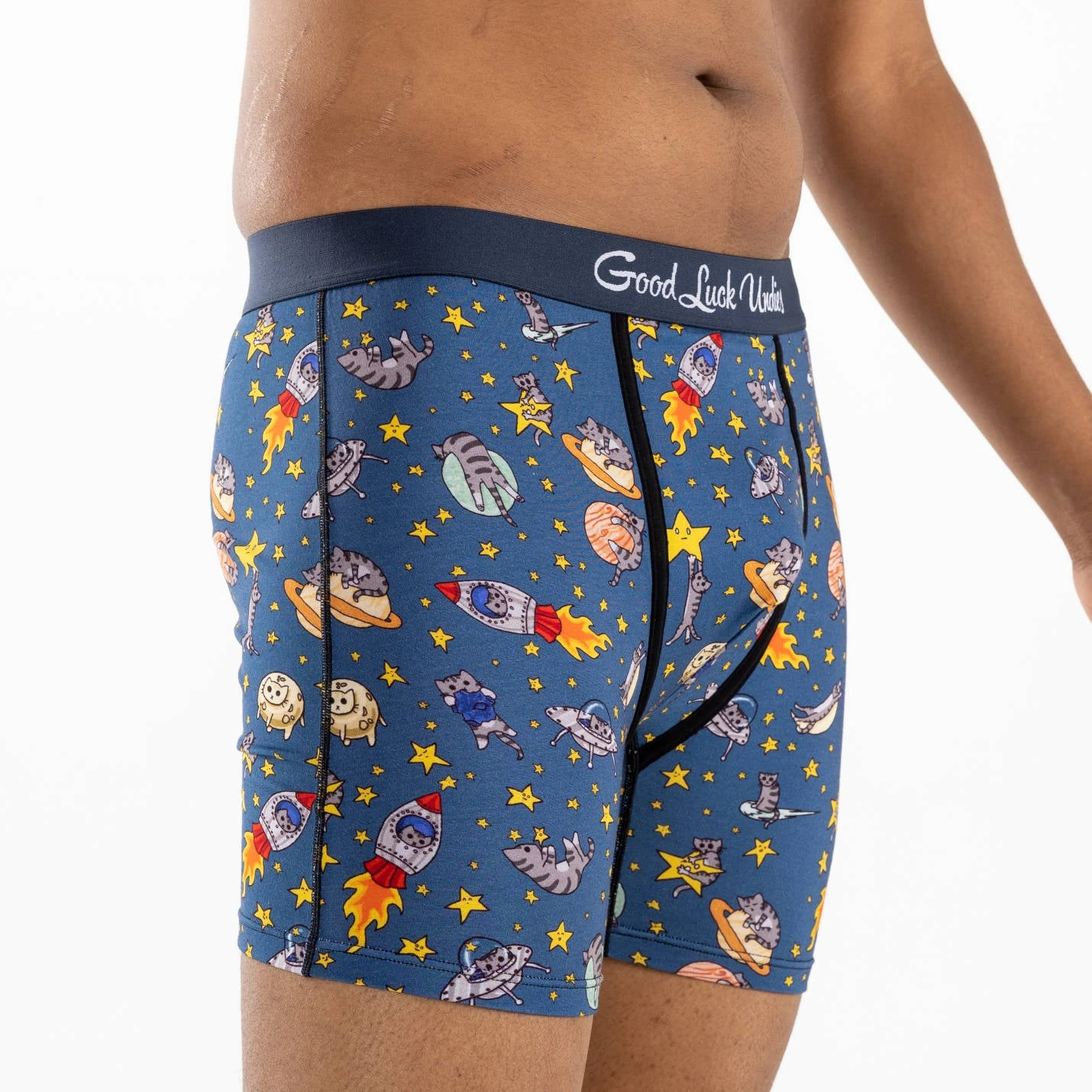 Men's Space Cats Underwear 5 Men's Space Cats Underwear - Image 5