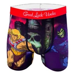 Men's Masters Of The Universe, He-Man & Skeletor Underwear 9 Men's Masters Of The Universe, He-Man & Skeletor Underwear -Good Luck Sock Store 91080 MastersOfTheUniverseHe Man Skeletor 1