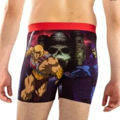 Men's Masters Of The Universe, He-Man & Skeletor Underwear 11 Men's Masters Of The Universe, He-Man & Skeletor Underwear -Good Luck Sock Store 91080 MastersoftheUniverseHeManSkeletor back