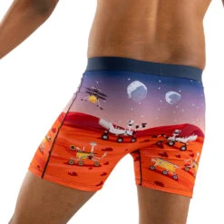 Men's Mars Rovers Underwear -Good Luck Sock Store 91090 MarsRovers back