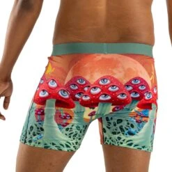 Men's Magic Mushrooms Underwear 8 Men's Magic Mushrooms Underwear -Good Luck Sock Store 91100 MagicMushrooms back