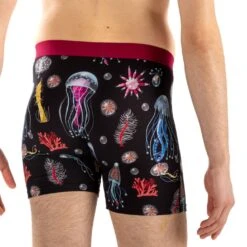 Men's Jellyfish Underwear 7 Men's Jellyfish Underwear -Good Luck Sock Store 91120 Jellyfish back