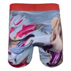 Men's Bear Catching Salmon Underwear -Good Luck Sock Store 91130 BearCatchingSalmon 2