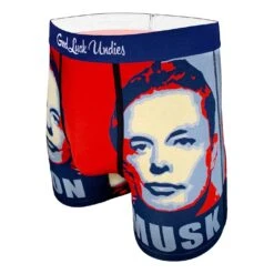 Men's Elon Musk Underwear -Good Luck Sock Store 91150 ElonMusk 4
