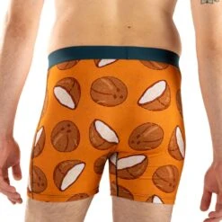 Men's Coconut Underwear -Good Luck Sock Store 91190 Coconut back