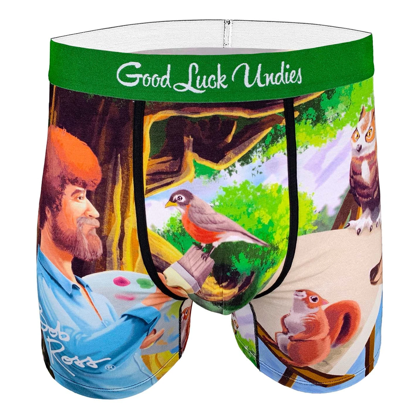 Men's Bob Ross, Painting Underwear 1 Men's Bob Ross, Painting Underwear