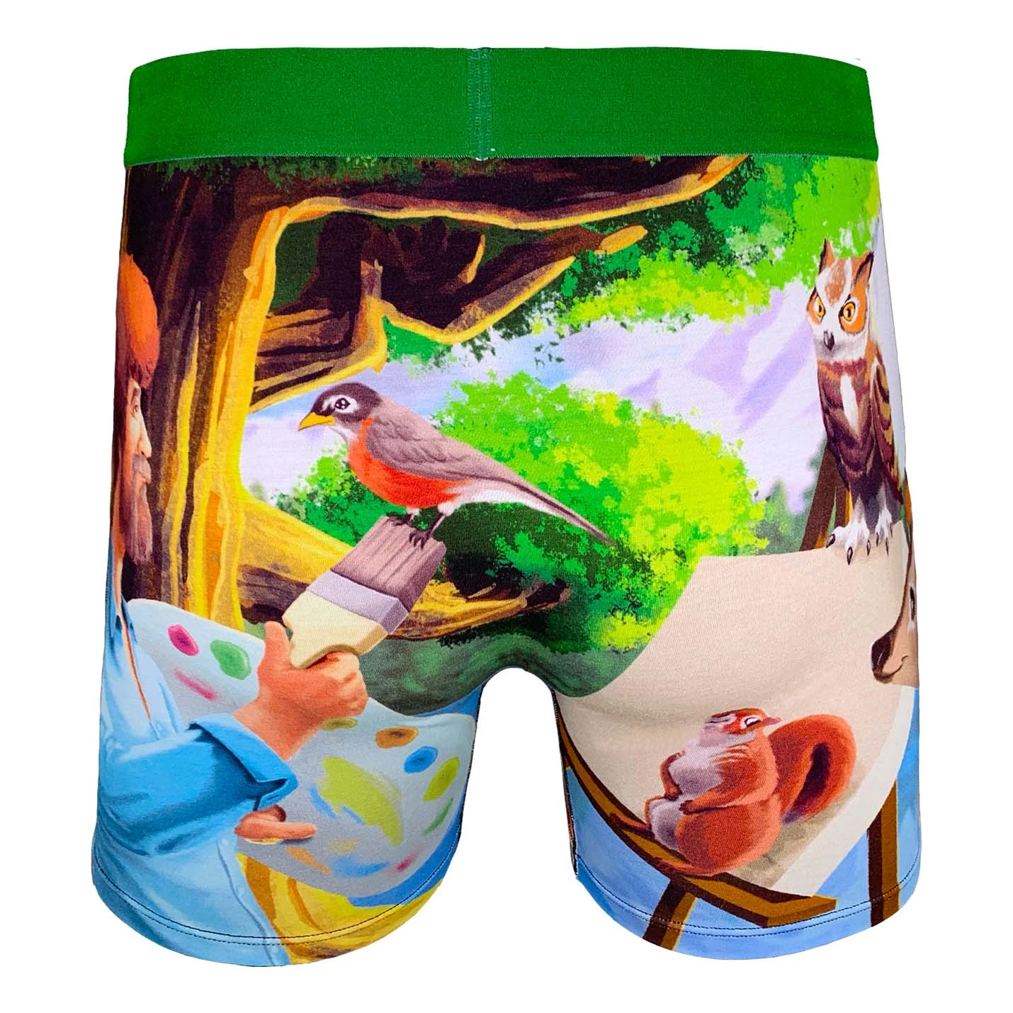 Men's Bob Ross, Painting Underwear 4 Men's Bob Ross, Painting Underwear - Image 4