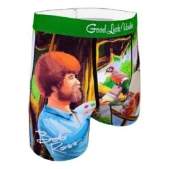 Men's Bob Ross, Painting Underwear 10 Men's Bob Ross, Painting Underwear -Good Luck Sock Store 91210 BobRossPainting 3