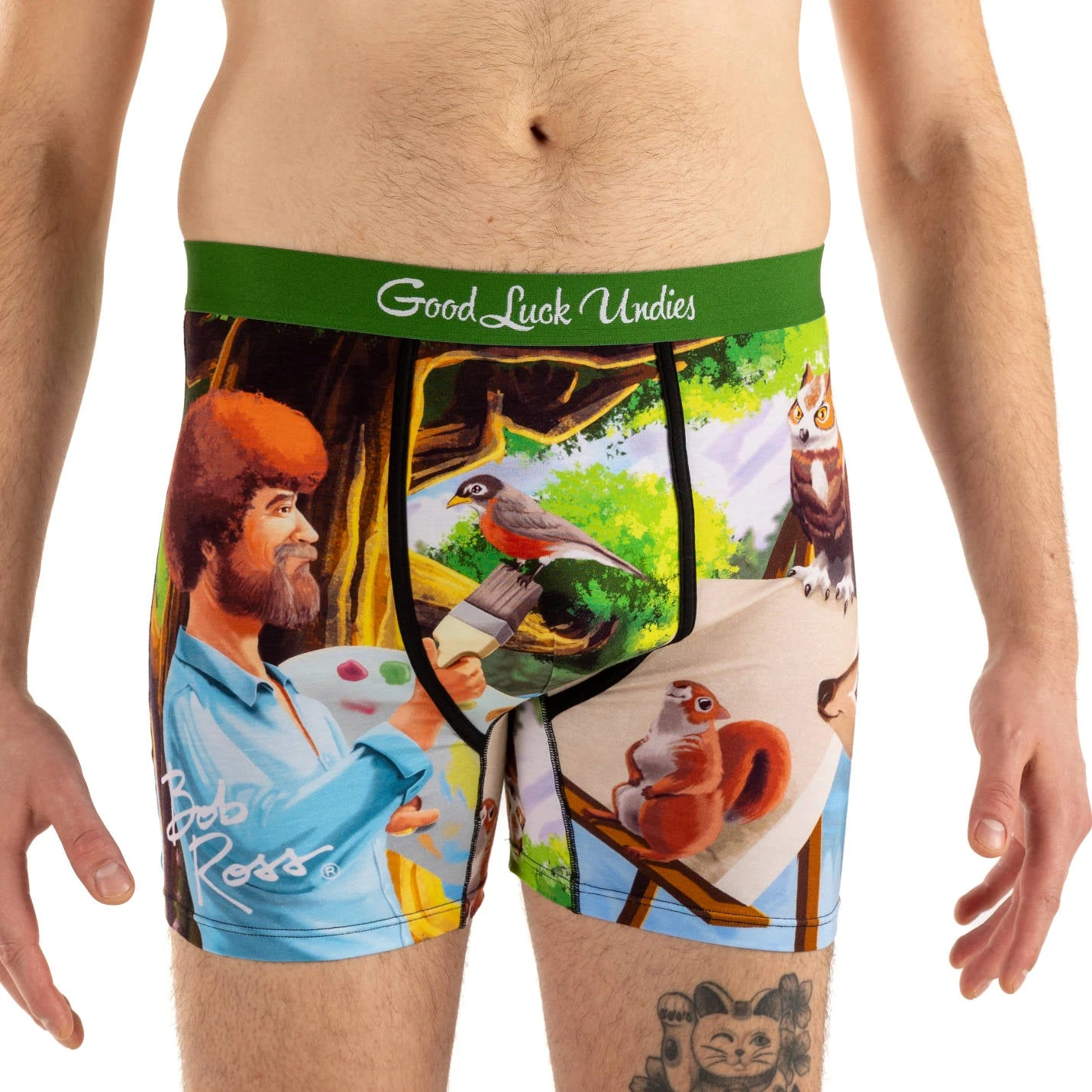 Men's Bob Ross, Painting Underwear 2 Men's Bob Ross, Painting Underwear - Image 2