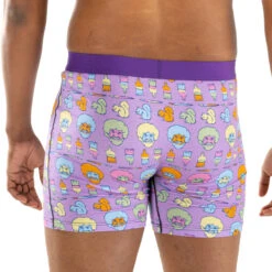 Men's Bob Ross, Happy Colors Underwear -Good Luck Sock Store 91220 BobRossHappyColors back