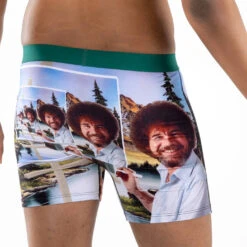 Men's Bob Ross, Reflections Underwear -Good Luck Sock Store 91230 BobRossReflections back