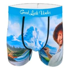 Men's Bob Ross, Happy Mountain Underwear 8 Men's Bob Ross, Happy Mountain Underwear -Good Luck Sock Store 91240 BobRossHappyMountain 1