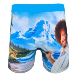 Men's Bob Ross, Happy Mountain Underwear 9 Men's Bob Ross, Happy Mountain Underwear -Good Luck Sock Store 91240 BobRossHappyMountain 2