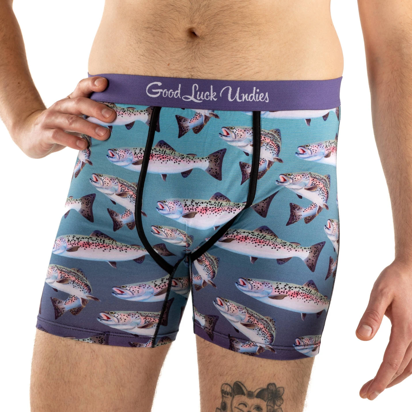 Men's Rainbow Trout Underwear 2 Men's Rainbow Trout Underwear - Image 2