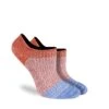 Women's Stripes - Orange, Pink, Blue No Show Socks