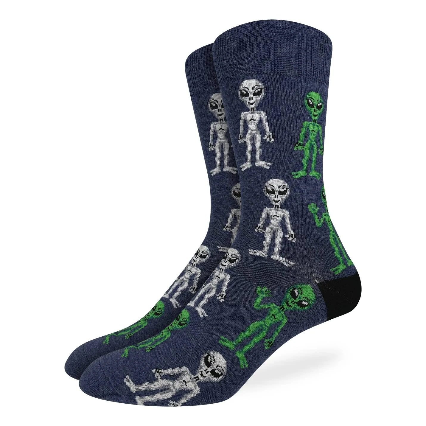 Men's Big & Tall Aliens Socks 1 Men's Big & Tall Aliens Socks